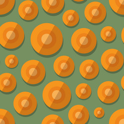 set of vegetables patterns in a flat style vector image