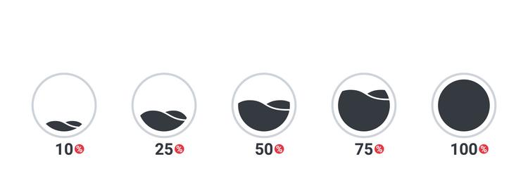 Load sign symbol progress bar loading icons vector