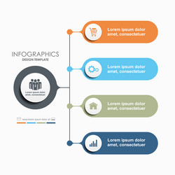 Infographic Template - Data Visualization vector image