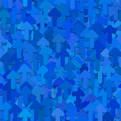 Seamless random arrow background pattern vector