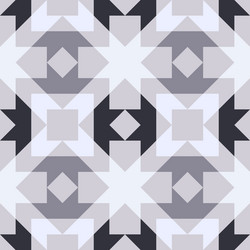a pattern of squares and triangles with arrows vector image