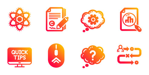 web tutorials analytics graph and swipe up icons vector image