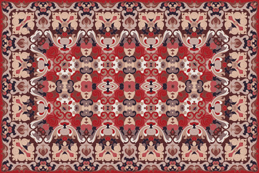 Ethnic colored carpet Royalty Free Vector Image