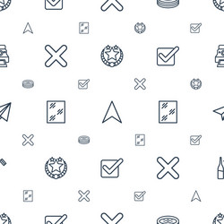 Modern icons pattern seamless white background vector