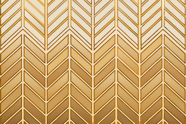 golden chevron pattern background with thin lines vector image