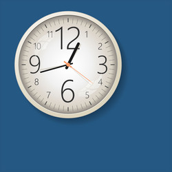 Clock face Royalty Free Vector Image - VectorStock