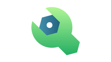 gear setting configuration single isolated icon vector image