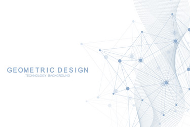 Molecular Network Abstract Pattern vector image