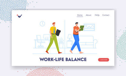 Work Life Balance Cartoon Vector Images (over 750)