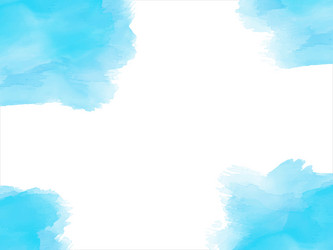 Blue Watercolor Wash Background Vector Image