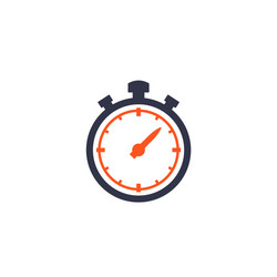 chronometer stopwatch icon isolated vector