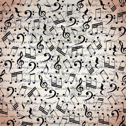 Classical music background vector