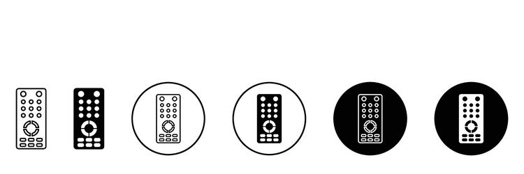 intercom icon set on white background vector image