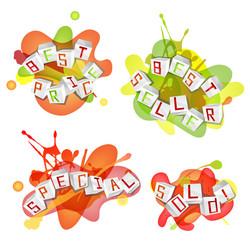 sale design elements Vector Image