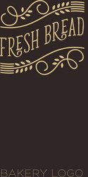 Bakery emblem fresh bread logo Royalty Free Vector Image