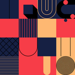 abstract repetitive pattern design vector image