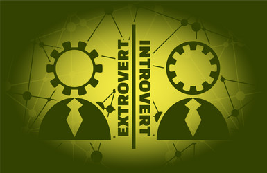 extrovert vs introvert vector
