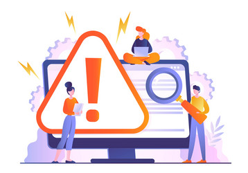 IT Support & Error Resolution vector