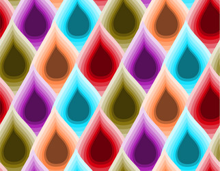 water drop colorful pattern vector image