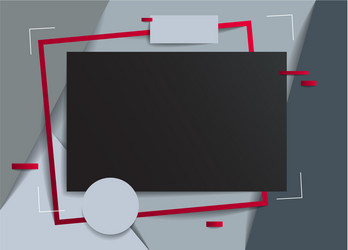 frame with copy space for text design template vector image