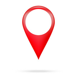 Pointer Icon with Shadow vector image