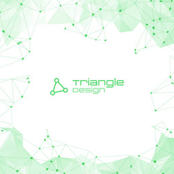 abstract triangular background vector image