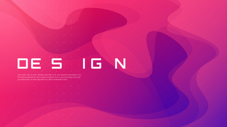 abstract gradient geometric design colorful wavy vector image