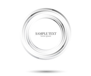 abstract lines in circle form design element vector image