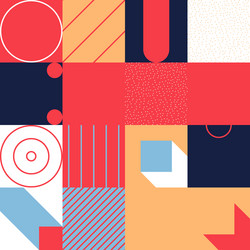 memphis abstract design pattern vector image