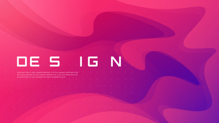 abstract gradient geometric design colorful wavy vector image