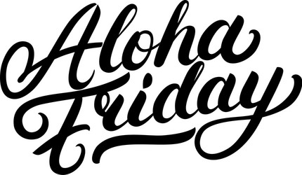 Days of a week hand written lettering Royalty Free Vector
