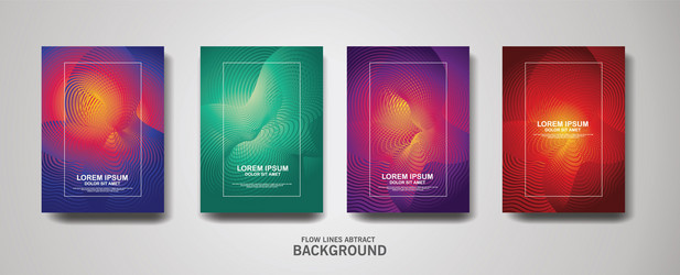 abstract flow lines pattern background vector