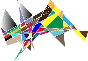 noise glitch concept abstract colorful random vector image