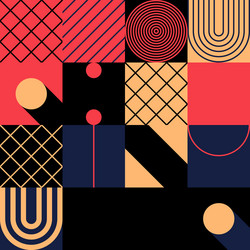 abstract pattern design elements vector image