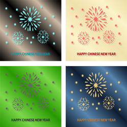 happy new year 2019 champagne firework midnight Vector Image