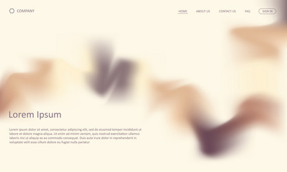 Landing page gradient mesh texture abstract vector