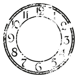 Vintage clock Royalty Free Vector Image - VectorStock