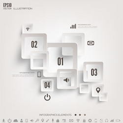 cloud computing background with web icons social vector image