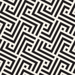 seamless pattern repeating geometric elements vector image