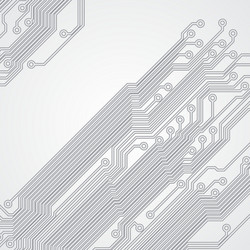 abstract background with a circuit board texture vector image