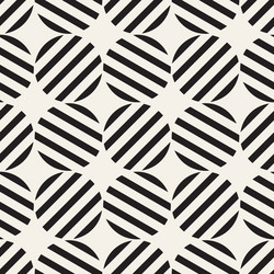 seamless pattern repeating geometric elements vector image