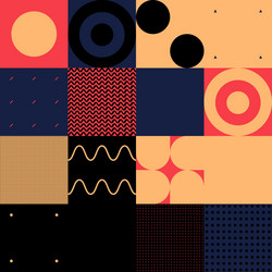 abstract pattern design elements vector image