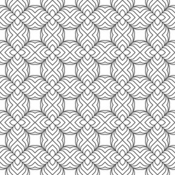 seamless abstract pattern of arbitrary elements vector image