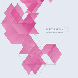 Abstract geometric overlapping triangles vector