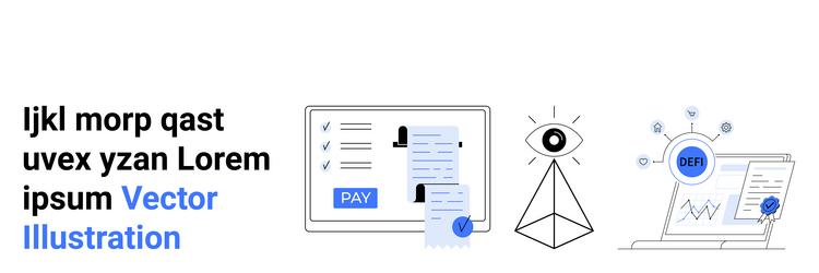 digital payment portal data analysis dashboard vector image
