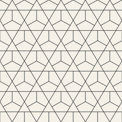 seamless pattern repeating geometric elements vector image
