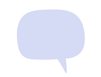 chat speech bubble message text cloud shape vector image