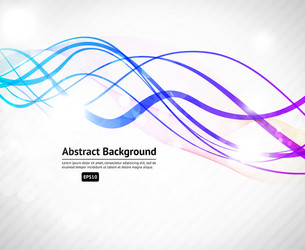 Abstract background with curved lines vector
