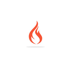 Abstract Flame Logo Vector Image