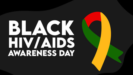 National black hiv aids awareness day Royalty Free Vector